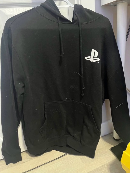 Sony Other - Sony Black Logo Hoodie - Official Gaming Pullover Playstation Large Game Stop